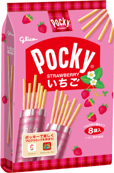 Glico Pocky Strawberry 8-pack Family Pack