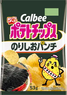 Calbee Potato Chips Nori Salt Punch 53g