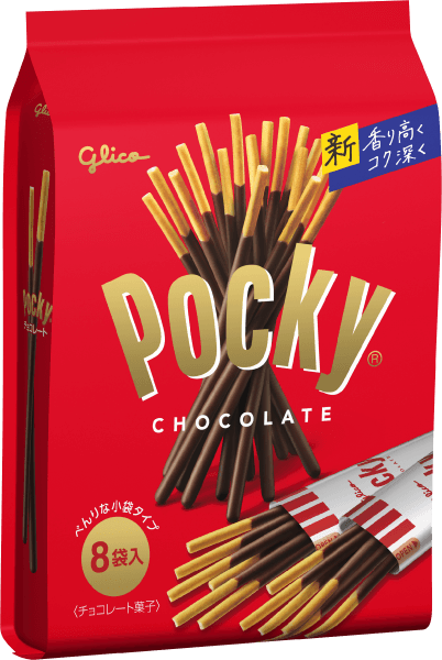 Glico Pocky Coklat 8 paket dalam pek keluarga