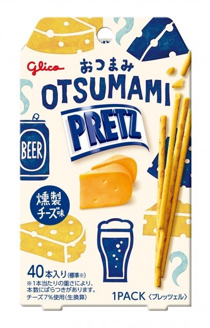 Glico OTSUMAMI PRETZ Smoked Cheese Flavor 1 bag