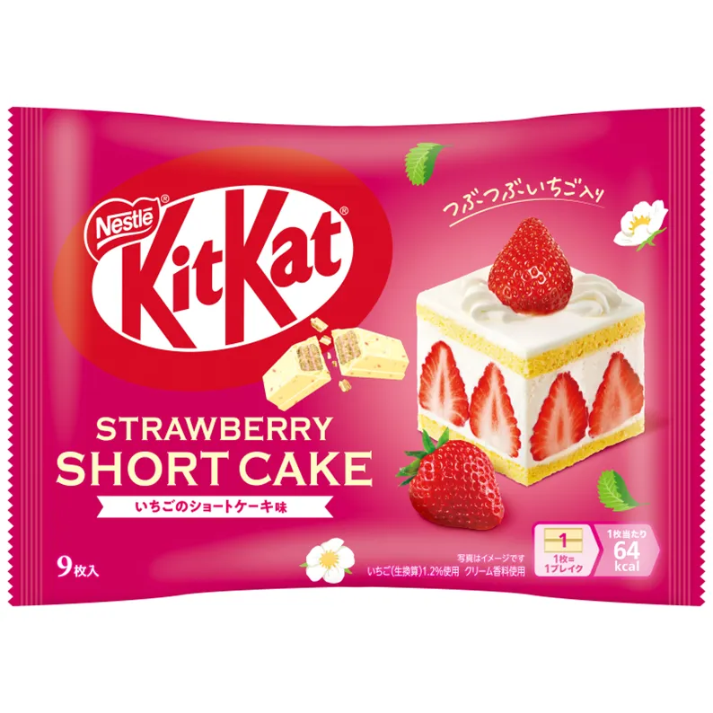 Nestlé KitKat Strawberry Shortcake Flavor, 9 pieces